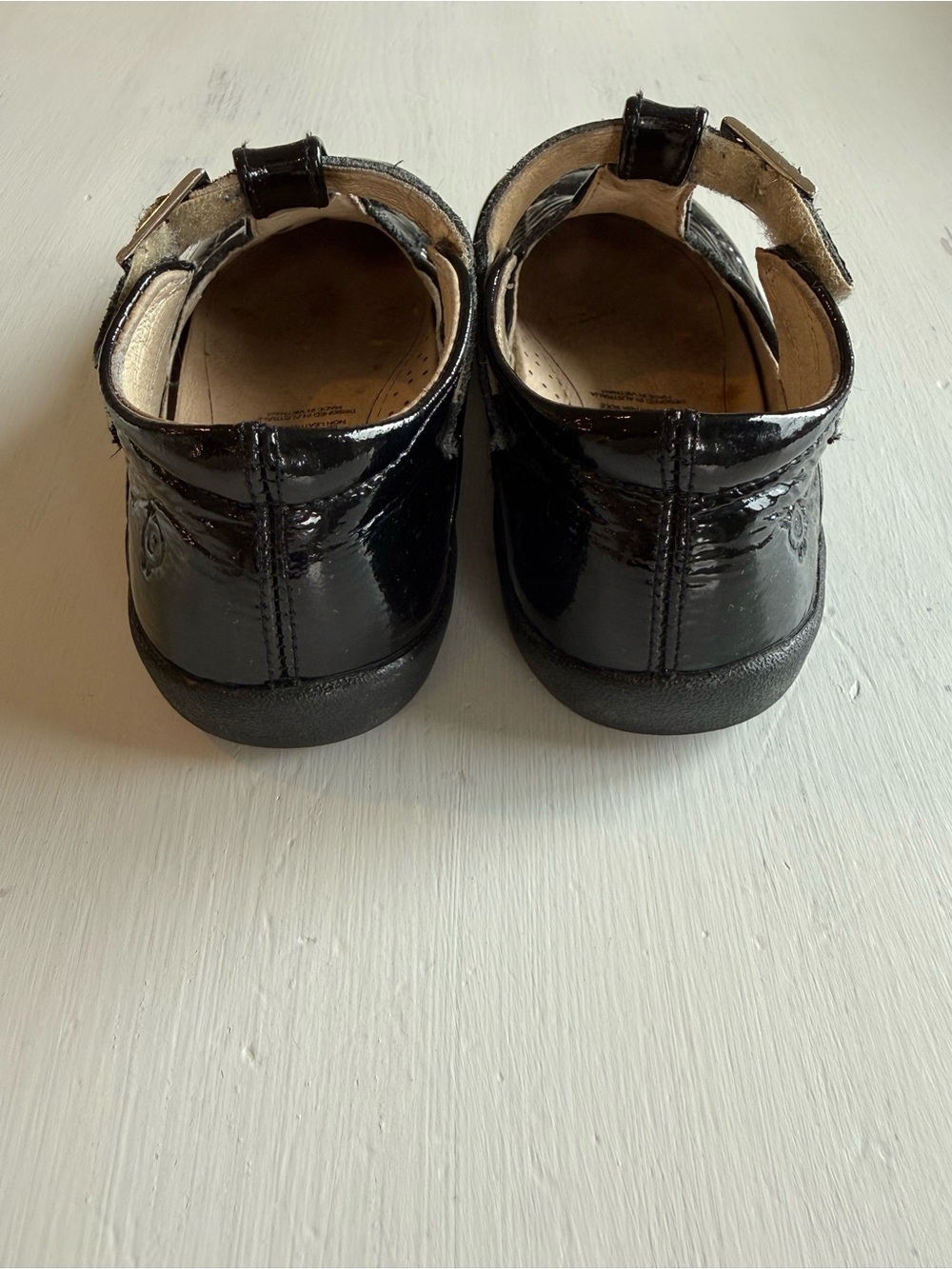Old Soles Toddler Girl Black Patent‎ Maryjane Flats - Picture 5 of 7